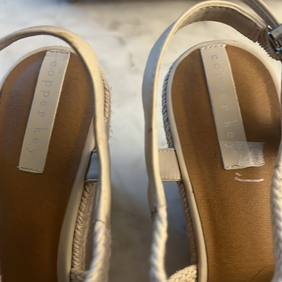 Espadrille Platform Wedges- Macrame open toe , jute 4 1/2” wedge - Picture 5 of 7